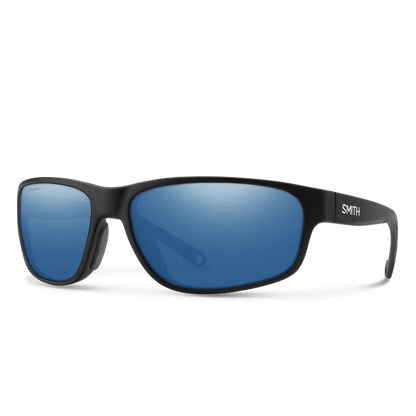 Smith Redding 2 Smith Matte Black / Chromapop Glass Polarized Blue Mirror Sunglasses Rivers and Glen Trading Co