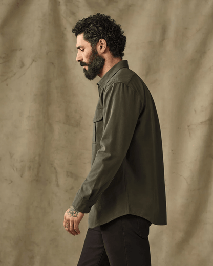 Filson Moleskin Guide Shirt Filson Men's Long Sleeve Button Down Shirts Rivers and Glen Trading Co