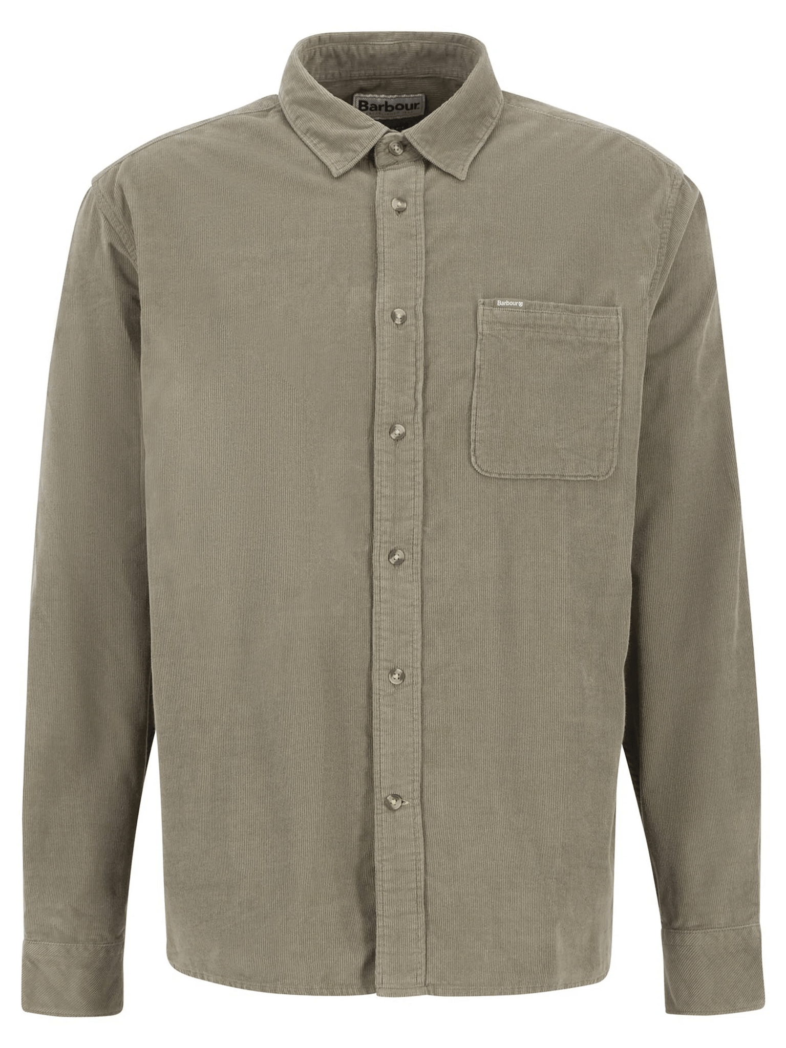 Barbour Bramside Relaxed Cord Shirt Barbour Olive / XXL Men's Long Sleeve Button Down Shirts Rivers and Glen Trading Co