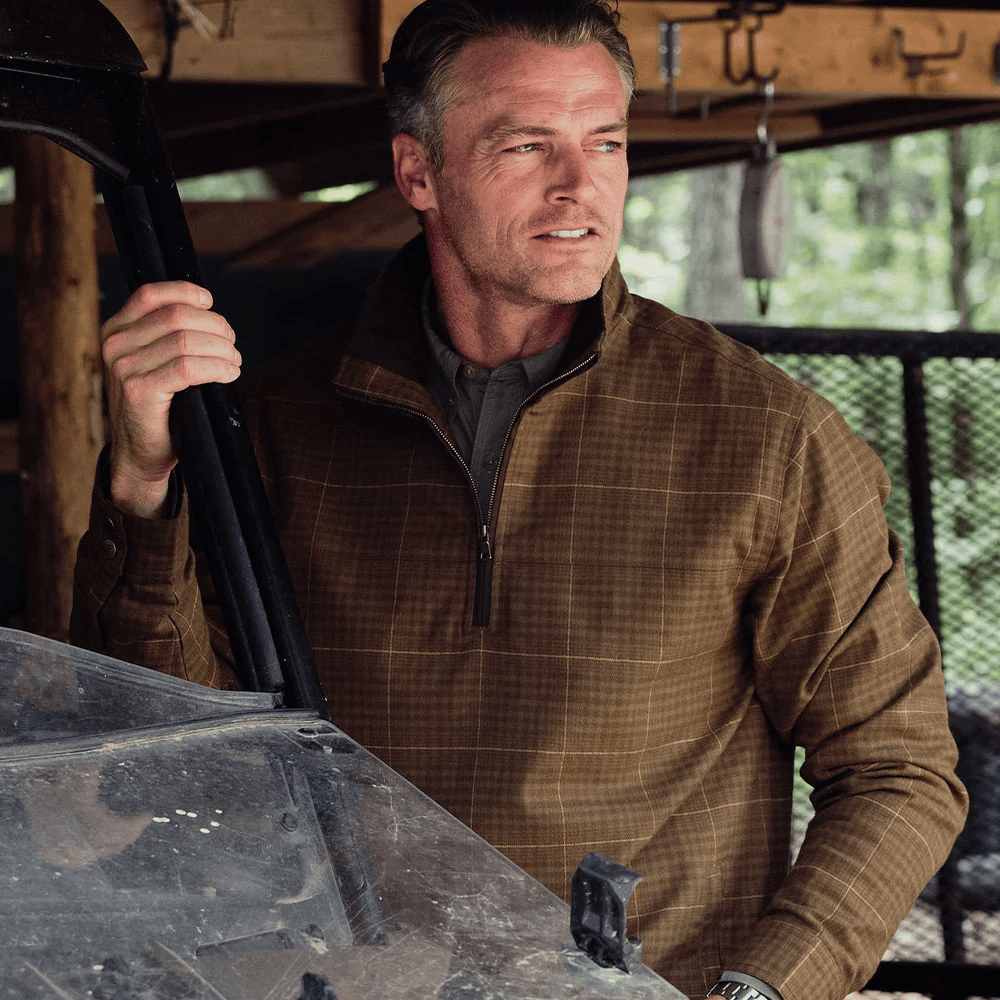 TSG Thames Flannel Half-Zip Pullover TSG Men's Pullovers Rivers and Glen Trading Co