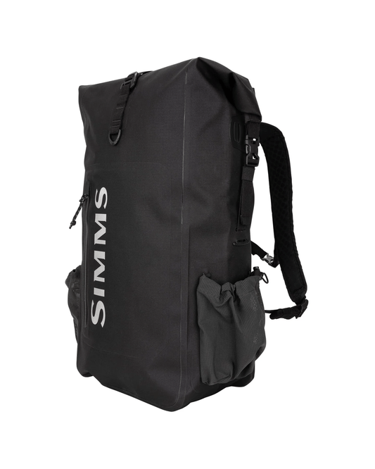 Simms Dry Creek Rolltop Backpack Simms Black Luggage Rivers and Glen Trading Co