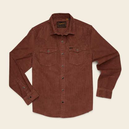 Howler Brothers Banning Corduroy Snapshirt Howler Brothers Men's Long Sleeve Button Down Shirts Rivers and Glen Trading Co