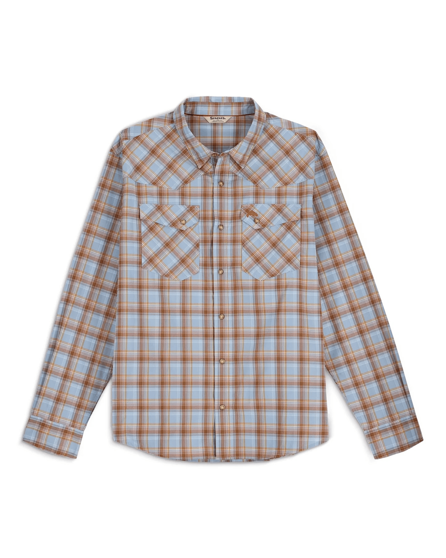 Simms Men's Brackett LS Shirt Simms Men's Long Sleeve Button Down Shirts Rivers and Glen Trading Co