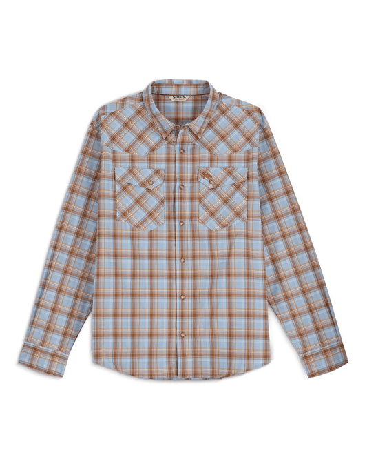 Simms Men's Brackett LS Shirt Simms Men's Long Sleeve Button Down Shirts Rivers and Glen Trading Co