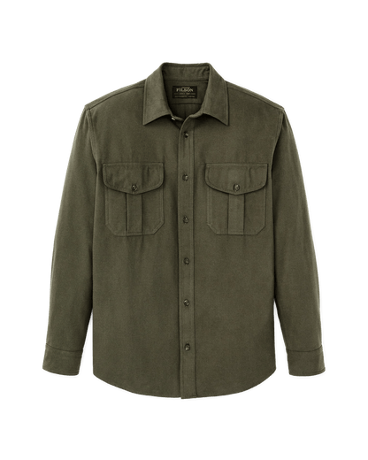 Filson Moleskin Guide Shirt Filson Dark Olive Drab / M Men's Long Sleeve Button Down Shirts Rivers and Glen Trading Co