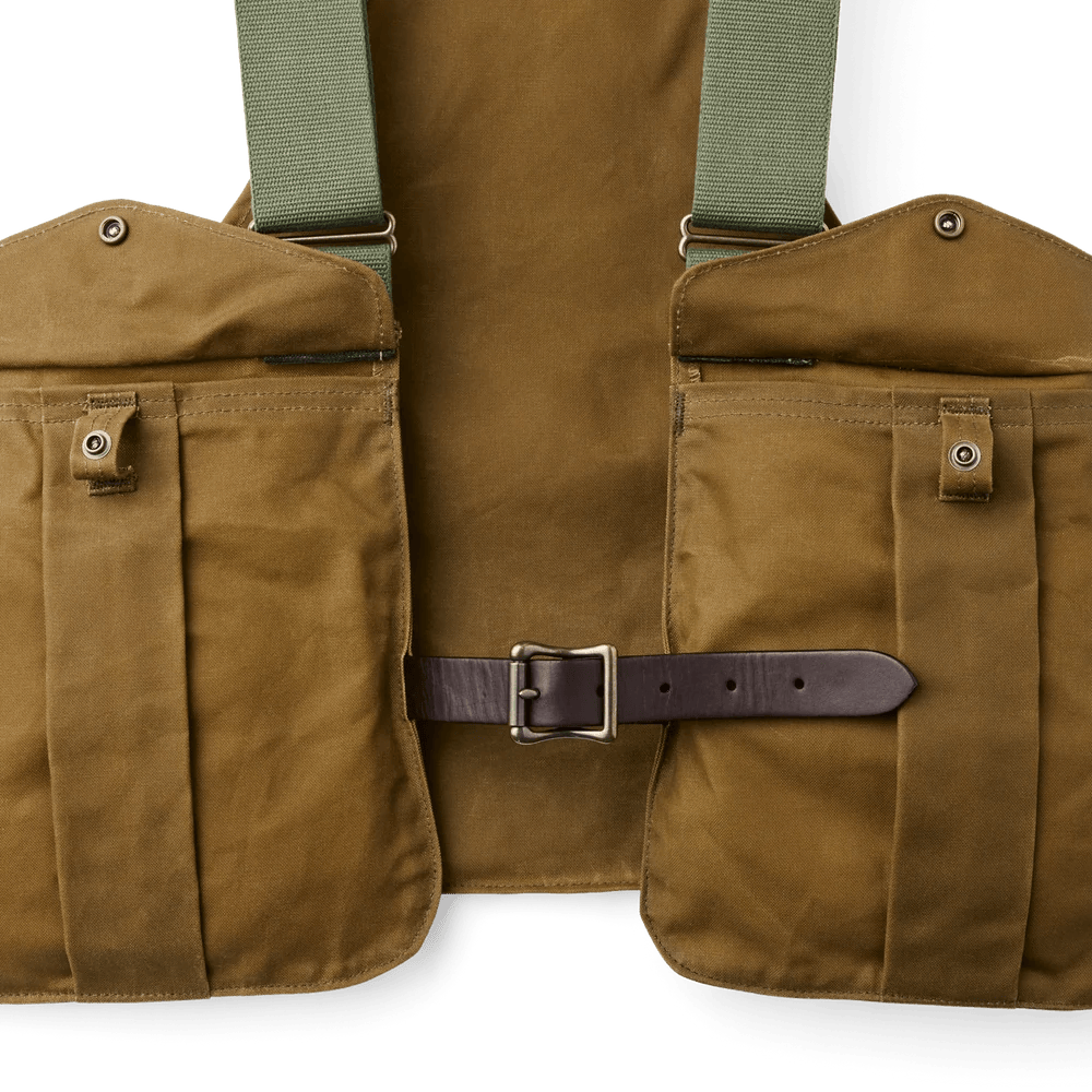 Filson Tin Cloth Game Bag Filson Dark Tan / Regular Men's Hunting Vests Rivers and Glen Trading Co