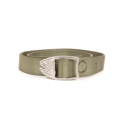 Fishpond Trucha Webbbing Belt Fishpond Sage Green Belts Rivers and Glen Trading Co