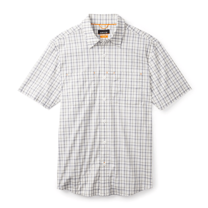 Orvis River Guide Short-Sleeve Shirt 2.0 Orvis SNOW/CELADON TATTERSAL / M Men's Short Sleeve Button Down Shirts Rivers and Glen Trading Co