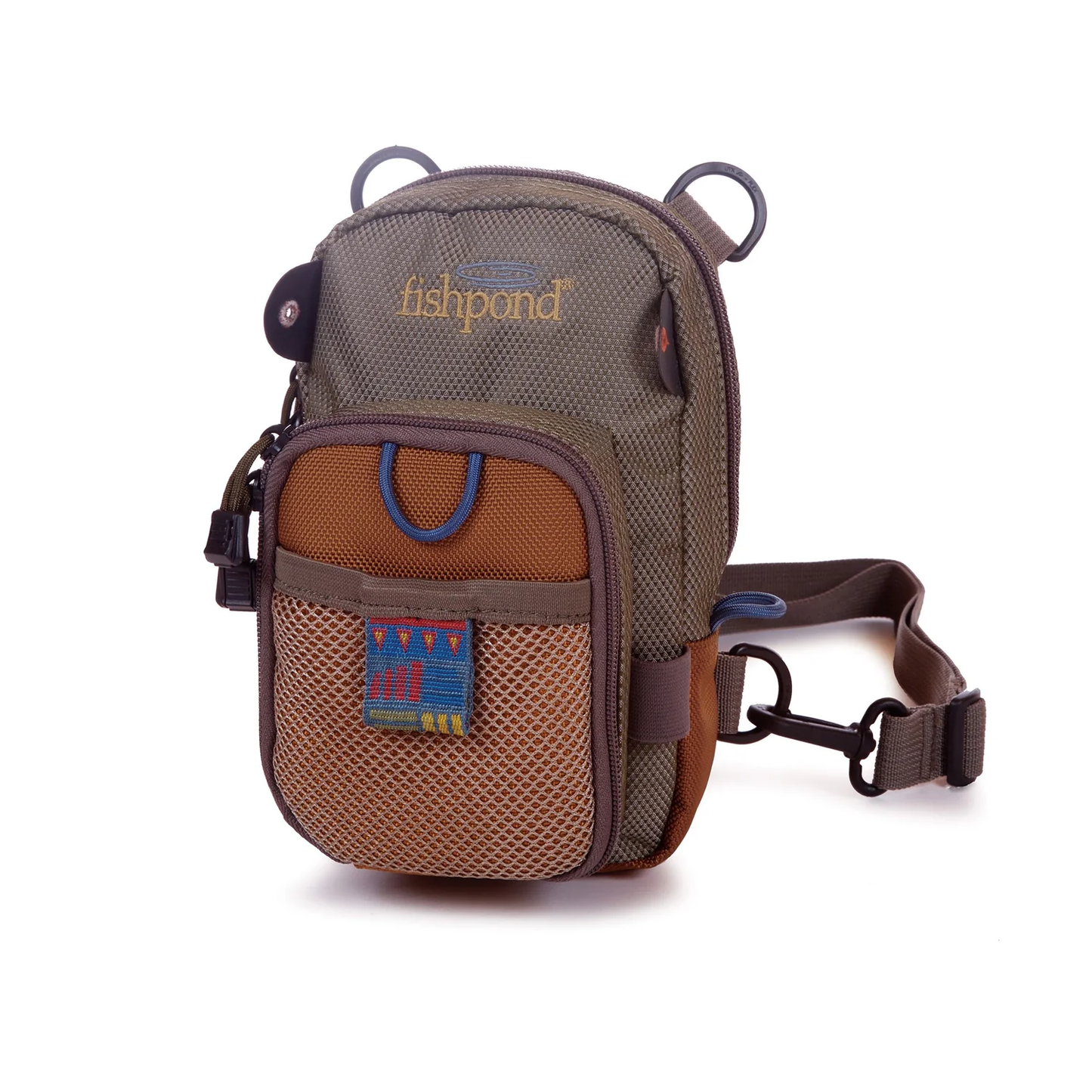 Fishpond San Juan Vertical Chest Pack Sand/Saddle Brown - Rivers & Glen Trading Co.