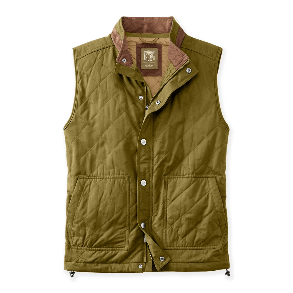 TSG Ansel Quilted Vest TSG Taupe / XXL Men's Vests Rivers and Glen Trading Co