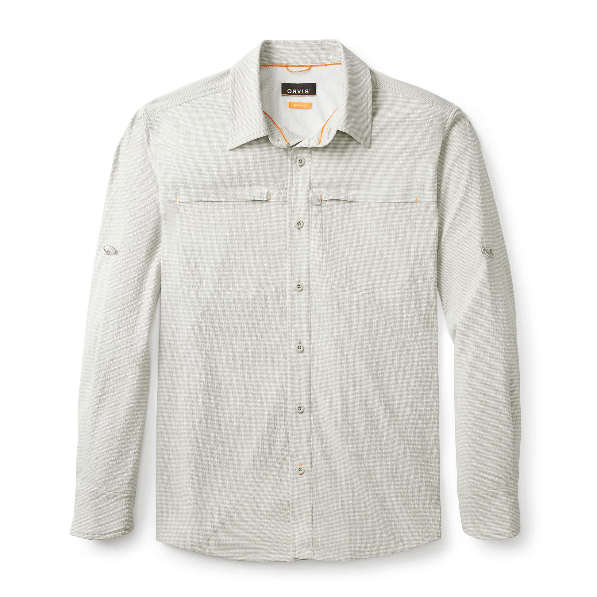 Orvis Long-Sleeved Open Air Caster Orvis XL / Celadon/White Men's Long Sleeve Button Down Shirts Rivers and Glen Trading Co