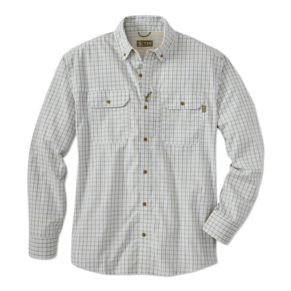 TSG Airetex™ Brooks Long Sleeve Shirt TSG Field Plaid (Wheat) / XL Men's Long Sleeve Button Down Shirts Rivers and Glen Trading Co