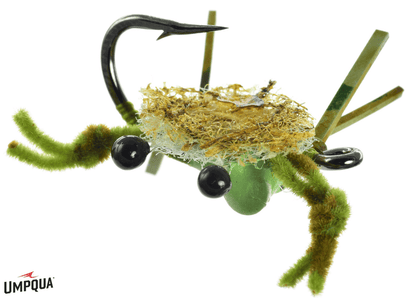 CONTRABAND CRAB Umpqua OLIVE 04 Flies Rivers and Glen Trading Co