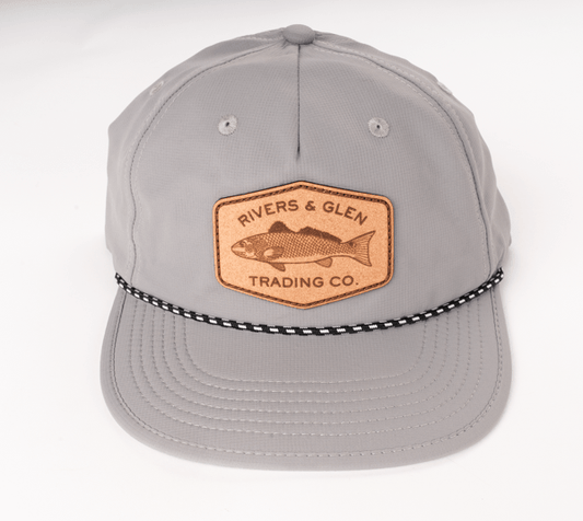 R&G Redfish 5 Panel Rope Hat Rivers and Glen Trading Co. Hats Headwear Rivers and Glen Trading Co