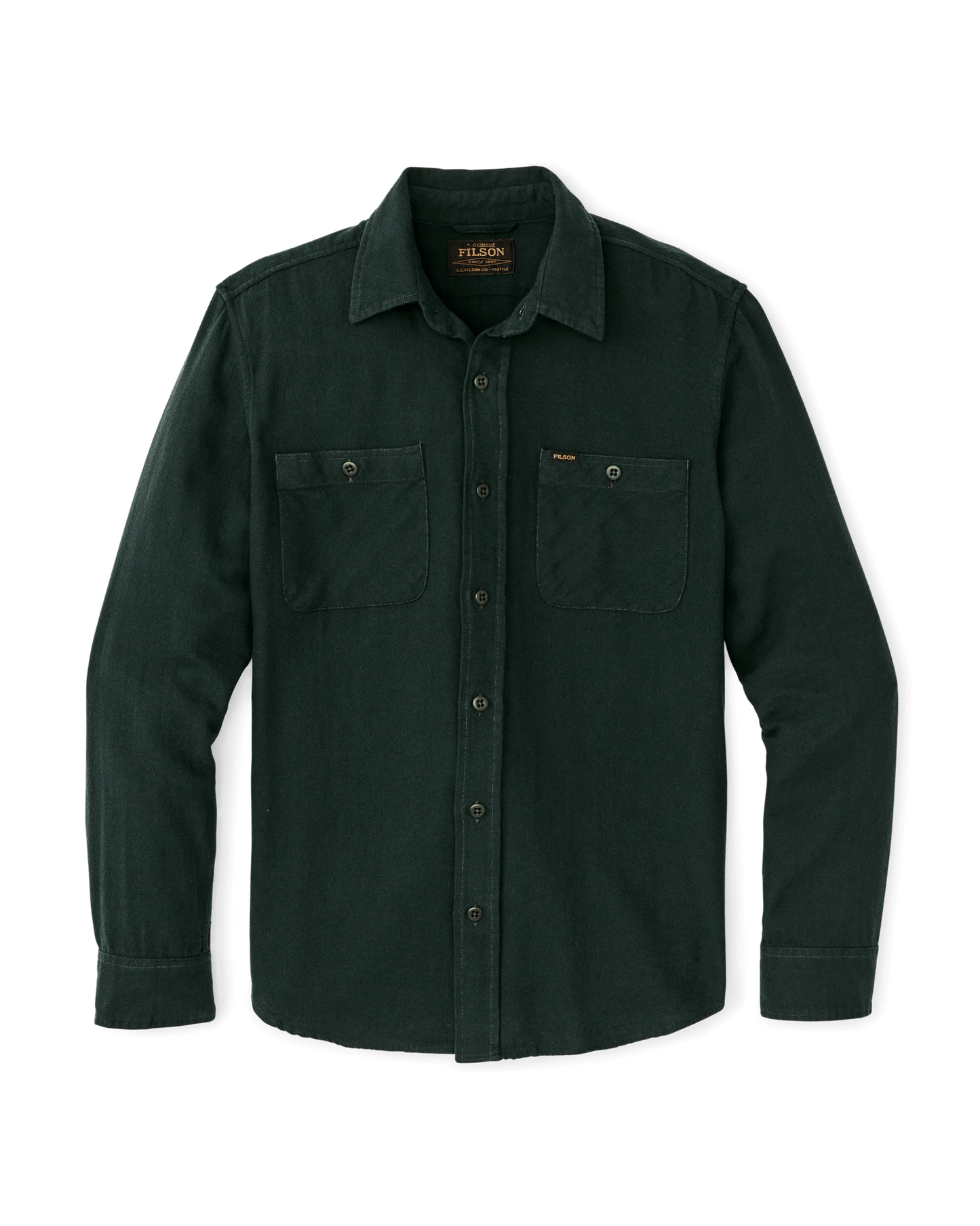 Filson Rangeland Flannel Shirt Filson Forest Green / XXL Men's Long Sleeve Button Down Shirts Rivers and Glen Trading Co