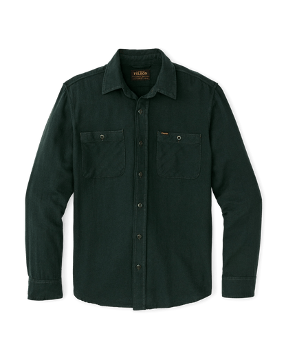 Filson Rangeland Flannel Shirt Filson Forest Green / XXL Men's Long Sleeve Button Down Shirts Rivers and Glen Trading Co