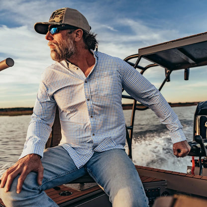 Poncho The Perdido Poncho Men's Long Sleeve Button Down Shirts Rivers and Glen Trading Co