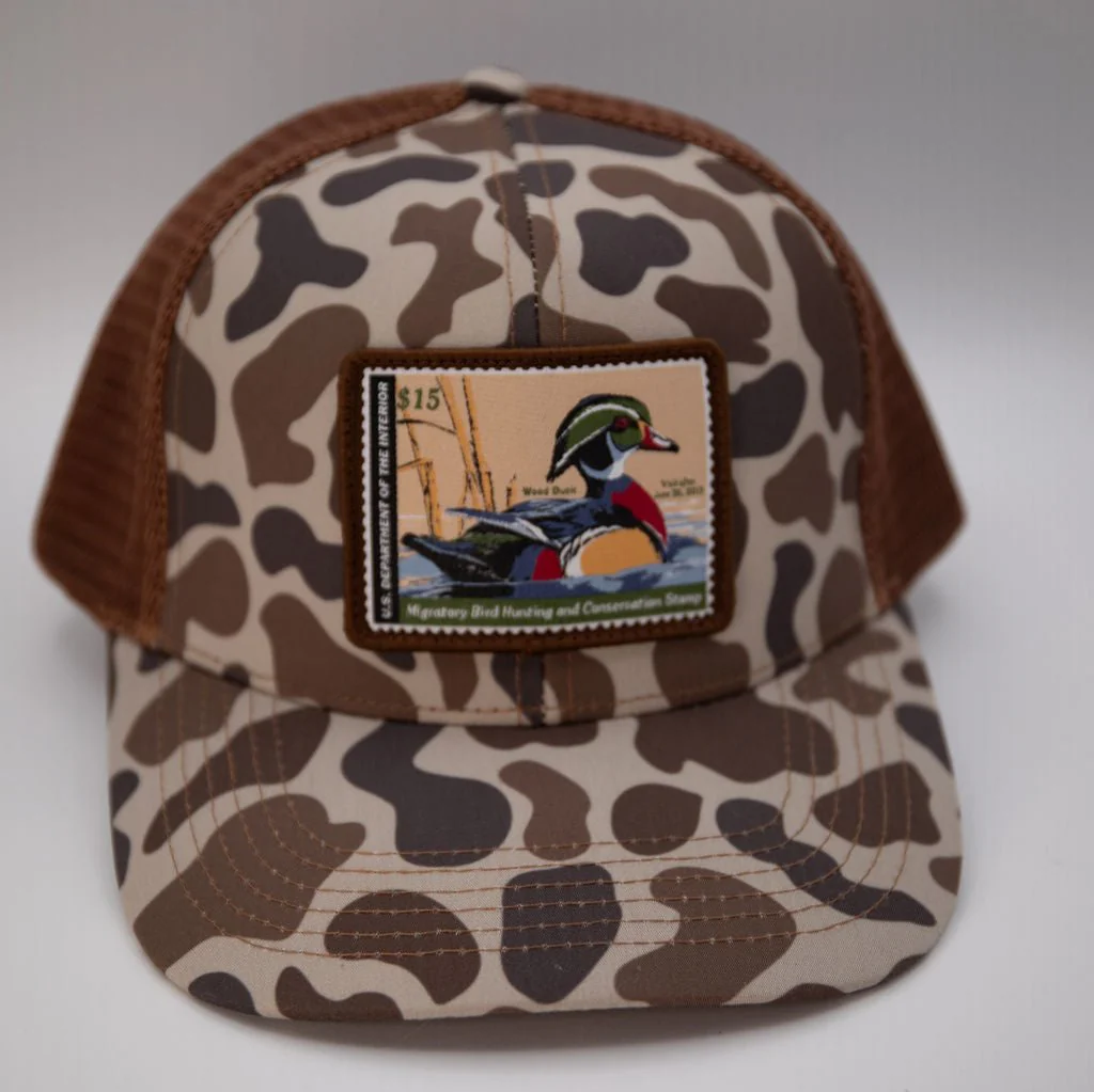 Woodley Co Duck Stamp Hat Wood Duck 12’-13’