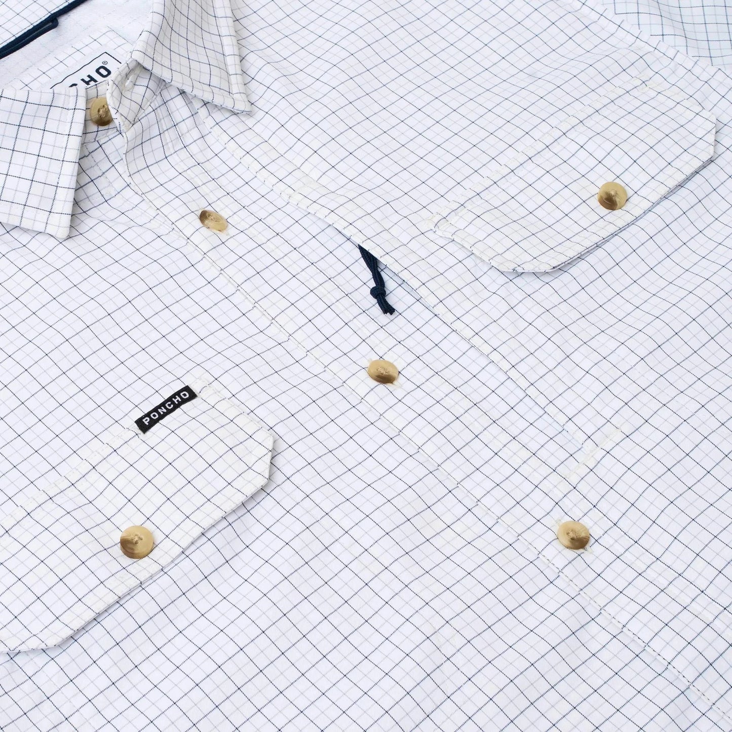 Poncho The Cattleman Poncho Men's Short Sleeve Button Down Shirts Rivers and Glen Trading Co