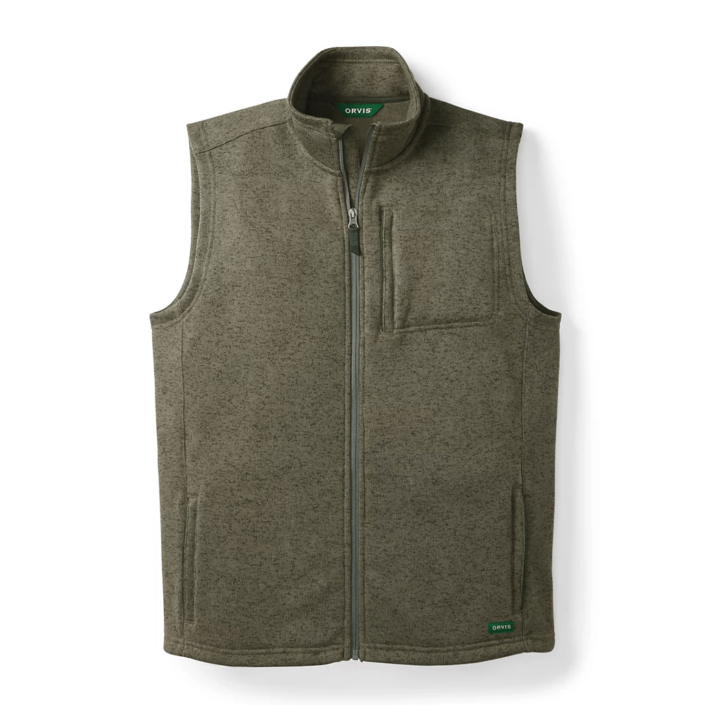 Orvis Men's R65 Sweater Fleece Vest Orvis Rosemary / M Men's Vests Rivers and Glen Trading Co
