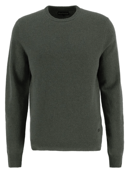 Barbour Essential Crew Neck Jumper Barbour Olive / XXL Men's Sweaters Rivers and Glen Trading Co