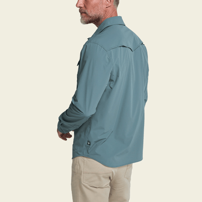Howler Brothers Emerger Tech Long Sleeve Howler Brothers Men's Long Sleeve Button Down Shirts Rivers and Glen Trading Co