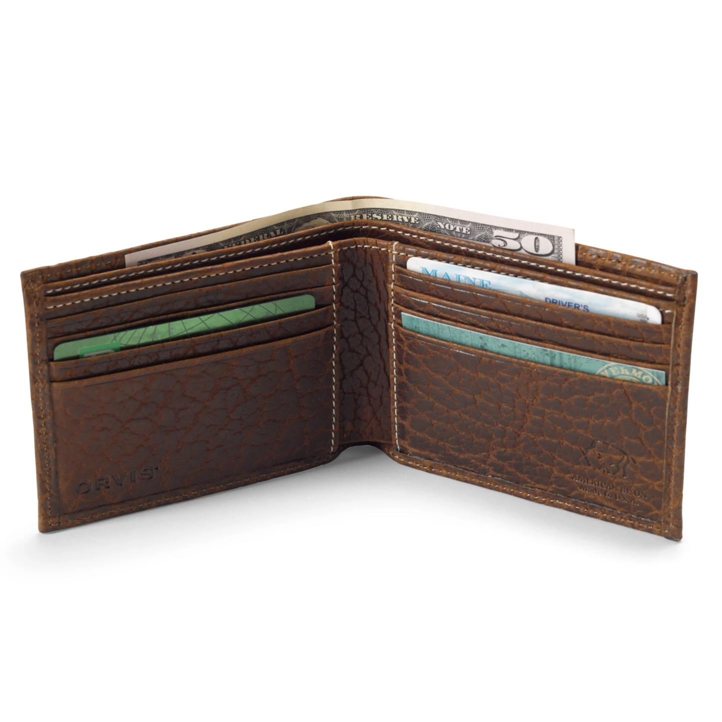 Tucson Bison Billfold - Rivers & Glen Trading Co.