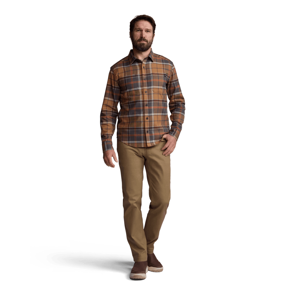 Sitka Ashland Lightweight Flannel Shirt Sitka Men's Long Sleeve Button Down Shirts Rivers and Glen Trading Co