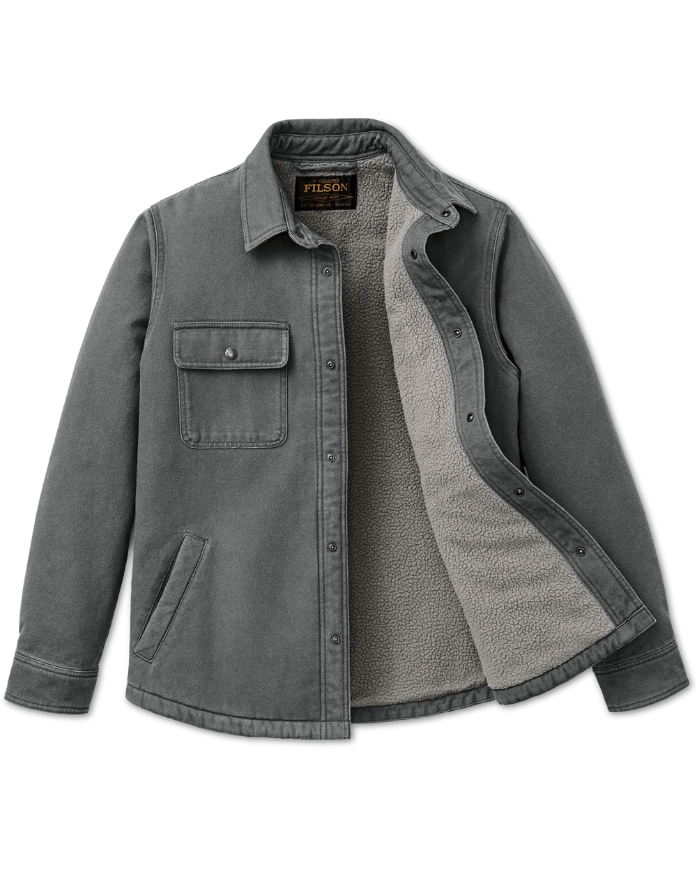 Filson Fleece Lined Jac-Shirt Filson Men's Long Sleeve Button Down Shirts Rivers and Glen Trading Co