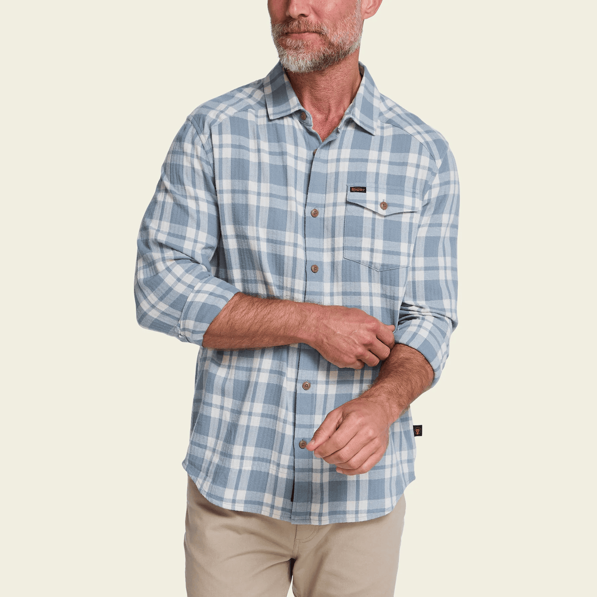 Howler Brothers La Grange Lightweight Flannel Howler Brothers Men's Long Sleeve Button Down Shirts Rivers and Glen Trading Co