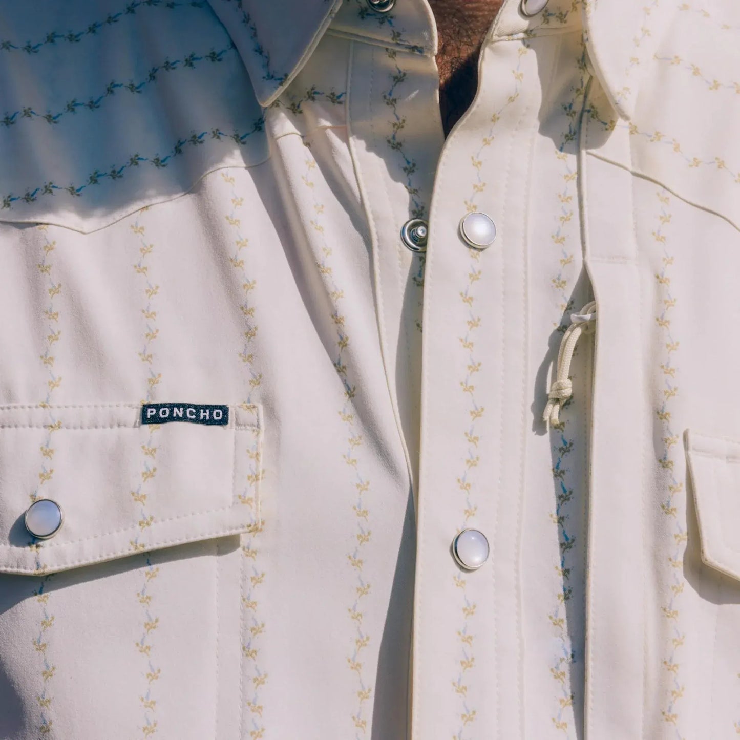 Poncho The 1836 Poncho Men's Long Sleeve Button Down Shirts Rivers and Glen Trading Co