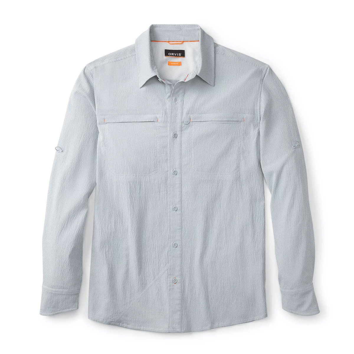 Orvis Open Air Caster Long-Sleeve Shirt Orvis Mineral Blue/White / XXL Men's Long Sleeve Button Down Shirts Rivers and Glen Trading Co