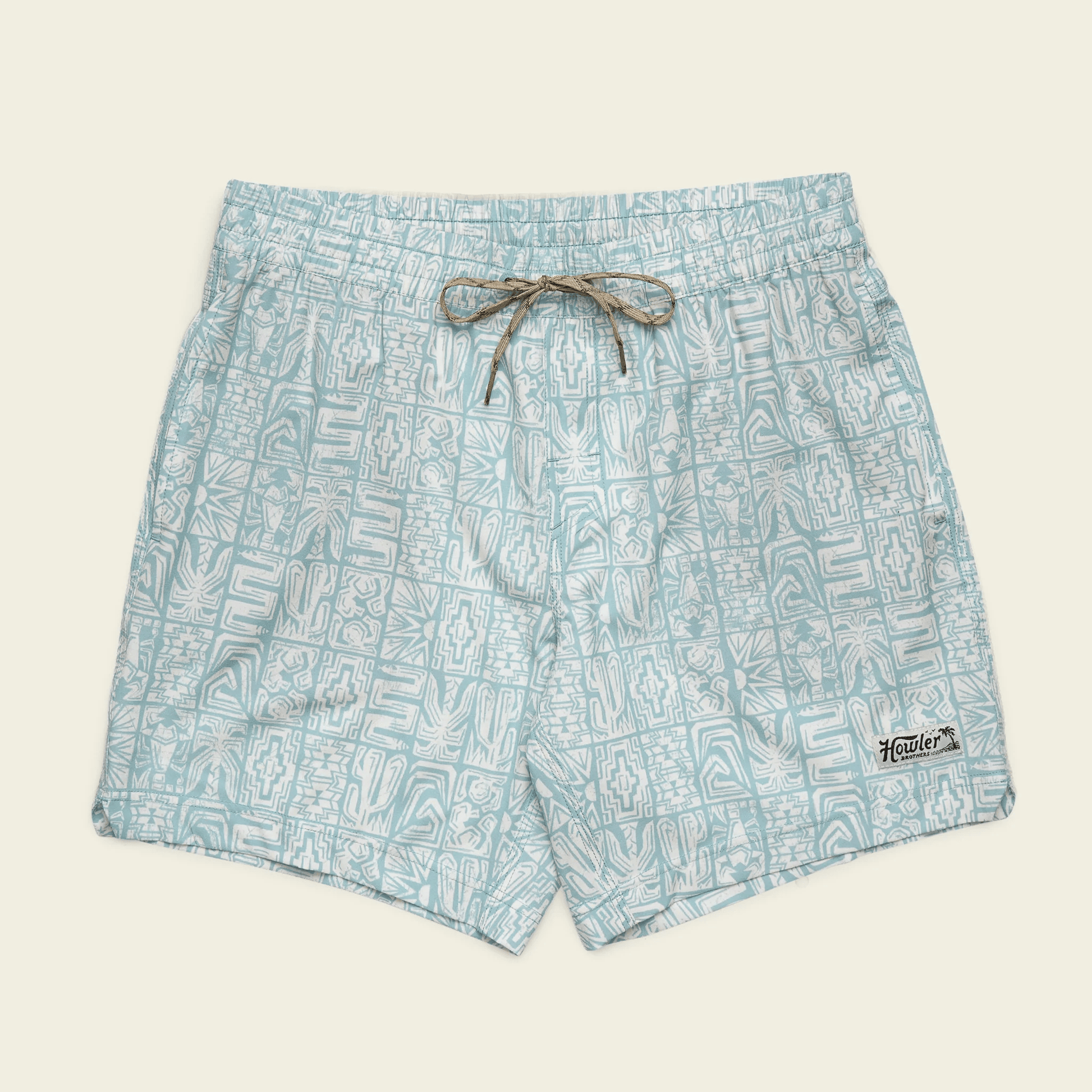 Howler Brothers Deep Set Boardshorts Howler Brothers Tidal Tablets : Seafoam / XL Men's Shorts Rivers and Glen Trading Co