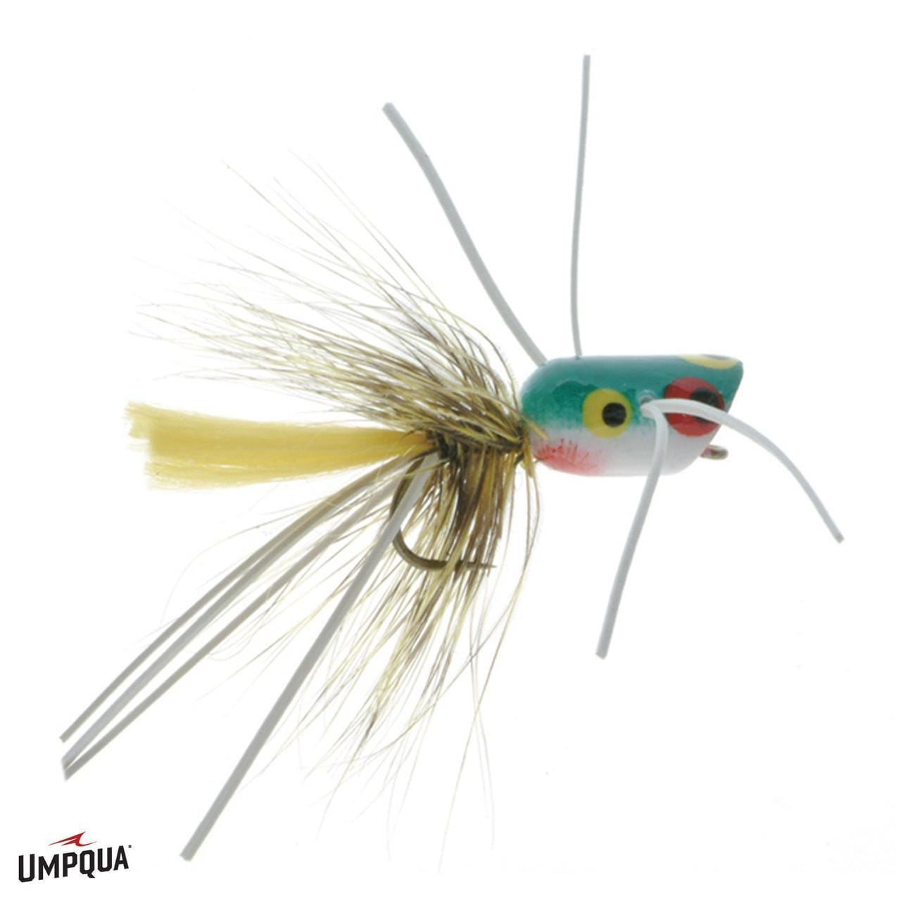 MICRO POPPER Umpqua FROG; Size: 10 Flies Rivers and Glen Trading Co