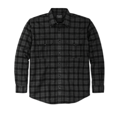 Filson Alaskan Guide Shirt Filson Heather Black Plaid / L Men's Long Sleeve Button Down Shirts Rivers and Glen Trading Co