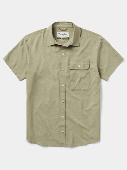 Duck Camp Men's Brrr Performance Shirt Short Sleeve Duck Camp Sagebrush / M Men's Short Sleeve Button Down Shirts Rivers and Glen Trading Co