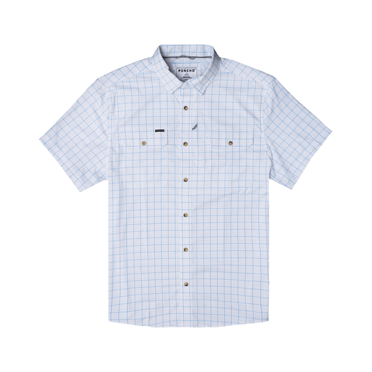 Poncho The Spanish Wells Poncho Men's Short Sleeve Button Down Shirts Rivers and Glen Trading Co