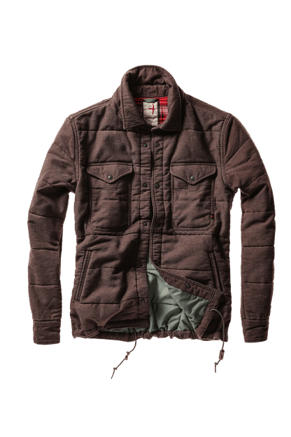 Relwen Moleskin Snap CPO Relwen Men's Jackets Rivers and Glen Trading Co