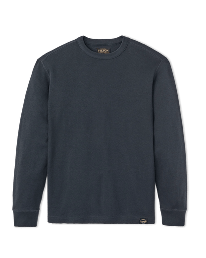Filson Waffle Knit Thermal Crewneck Filson Blue Mussel / L Men's Pullovers Rivers and Glen Trading Co
