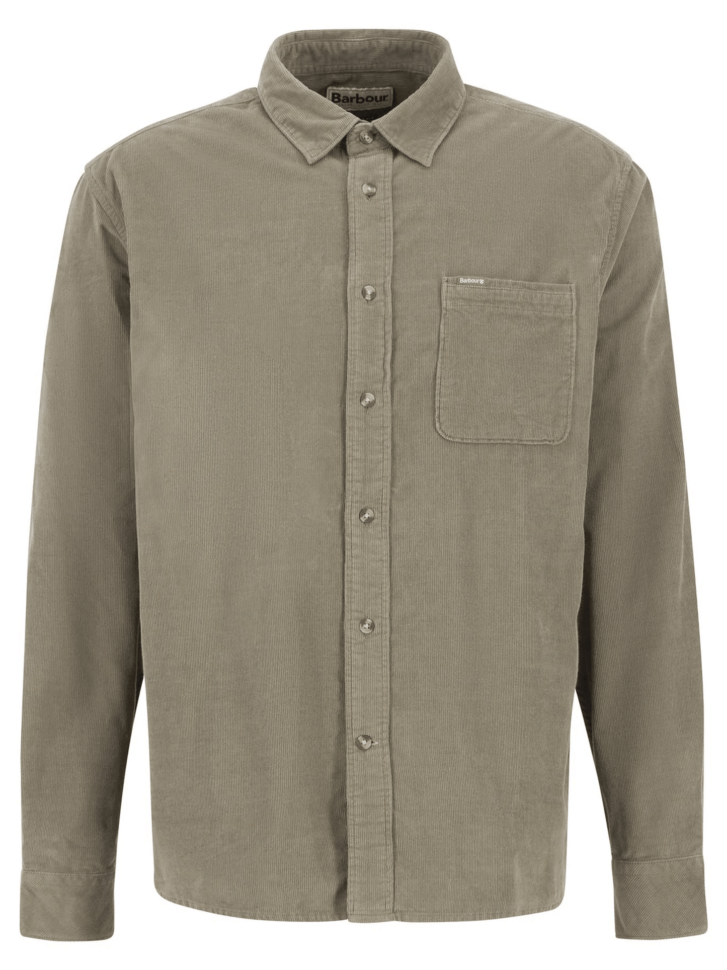 Barbour Bramside Relaxed Cord Shirt Barbour Olive / M Men's Long Sleeve Button Down Shirts Rivers and Glen Trading Co