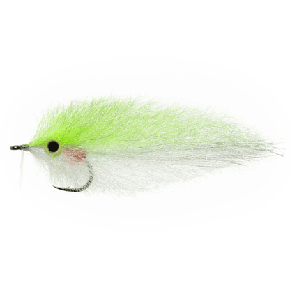 EP Flies Peanut Butter Enrico Puglisi Chartreuse/White #3/0 Flies Rivers and Glen Trading Co