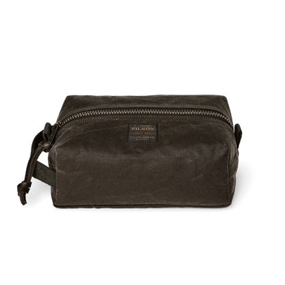 Filson Tin Cloth Dopp Kit Filson Otter Green Luggage Rivers and Glen Trading Co