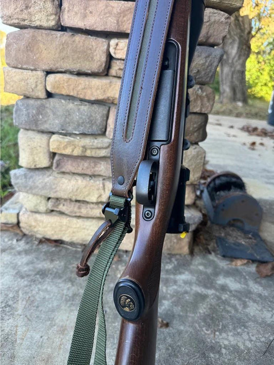 Woodley Leather Sling Woodley Co Rifle Sling Rivers and Glen Trading Co