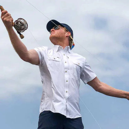 Poncho The Salty Dog Poncho Men's Short Sleeve Button Down Shirts Rivers and Glen Trading Co