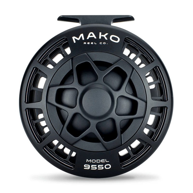 Model 9550 11/12 Mako Reels Black Reels Rivers and Glen Trading Co