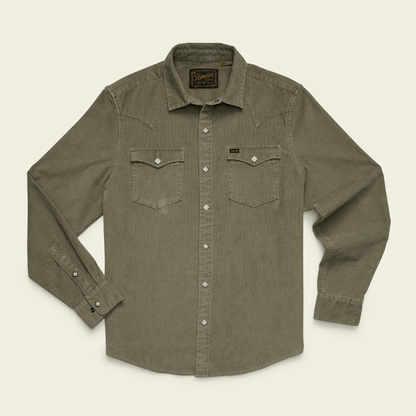 Howler Brothers Banning Corduroy Snapshirt Howler Brothers Men's Long Sleeve Button Down Shirts Rivers and Glen Trading Co