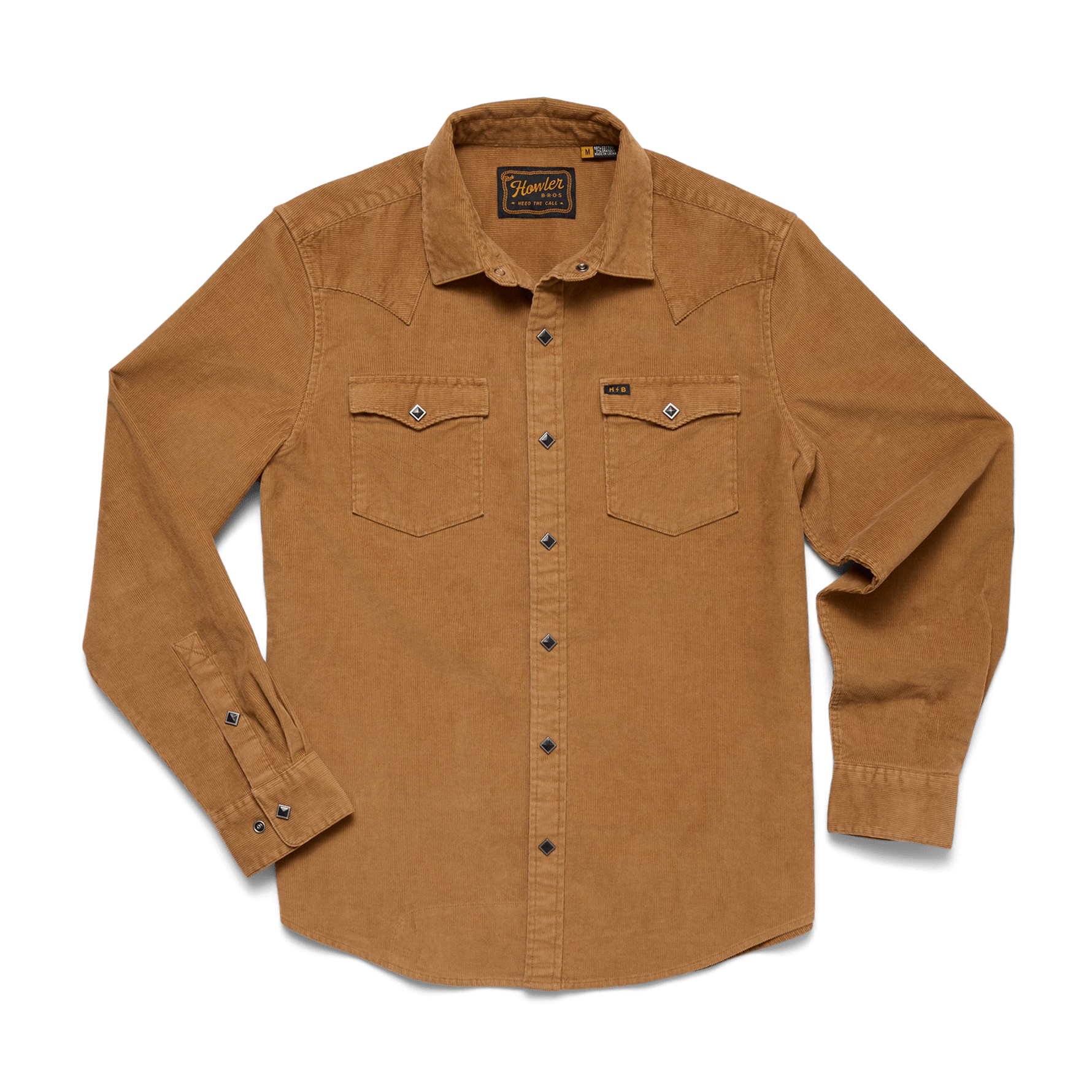 Howler Brothers Banning Corduroy Snapshirt Howler Brothers Men's Long Sleeve Button Down Shirts Rivers and Glen Trading Co