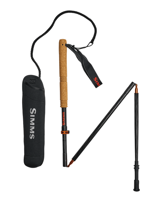 Simms Pro Wading Staff Simms Black Wading Staff Rivers and Glen Trading Co