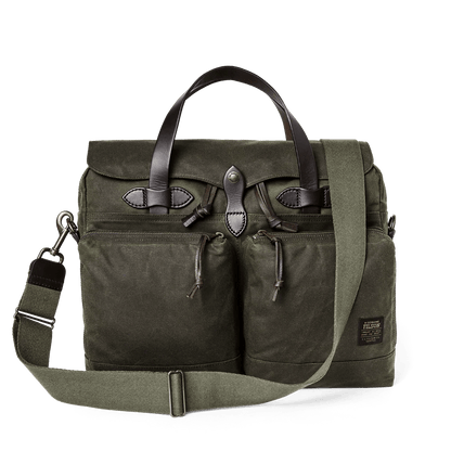 Filson 24 Hour Tin Cloth Briefcase Filson Luggage Rivers and Glen Trading Co