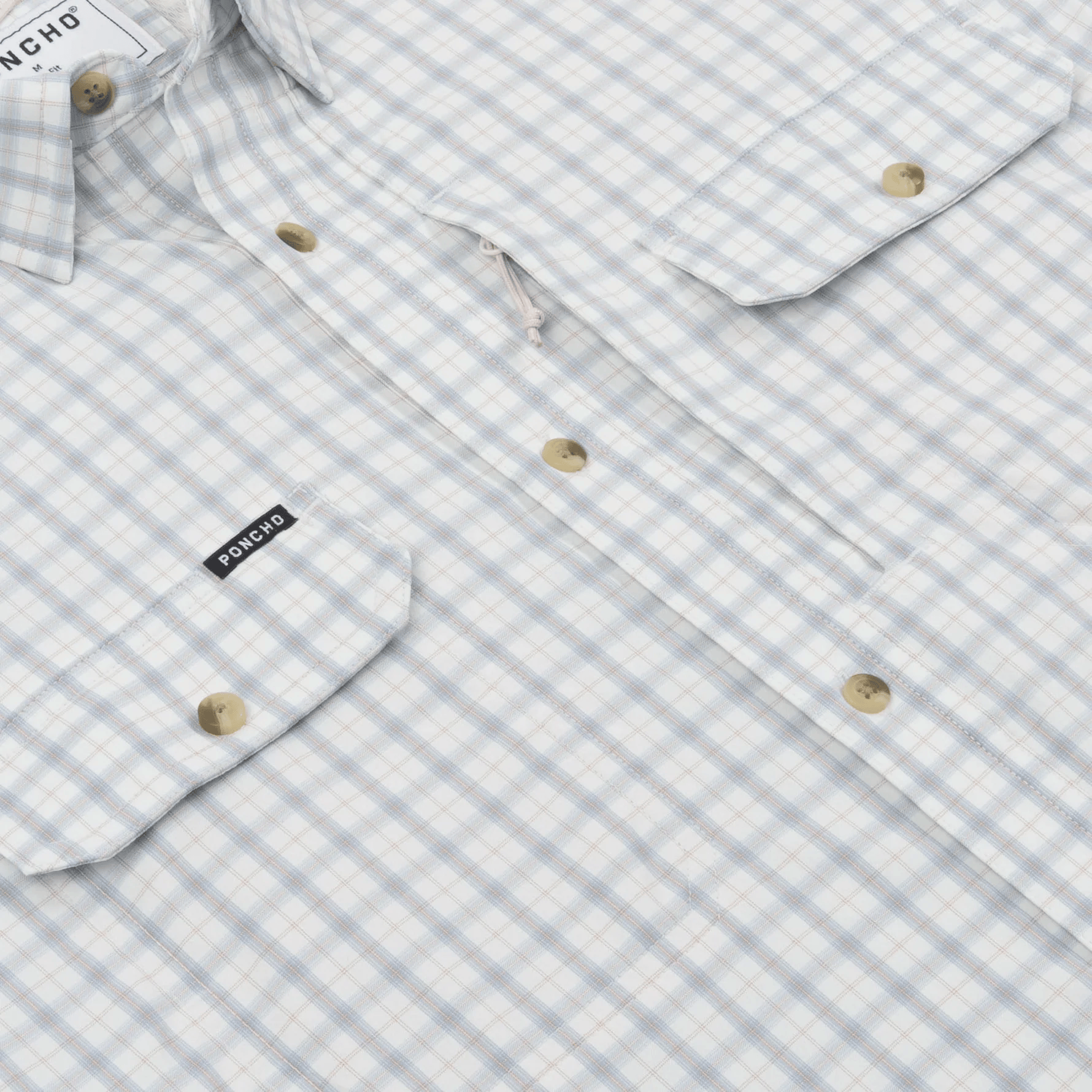 Poncho The Lamar Valley Poncho Men's Short Sleeve Button Down Shirts Rivers and Glen Trading Co